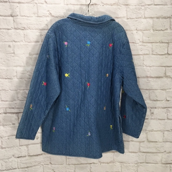 Vintage | Quilted Denim Jacket - Picture 2 of 4